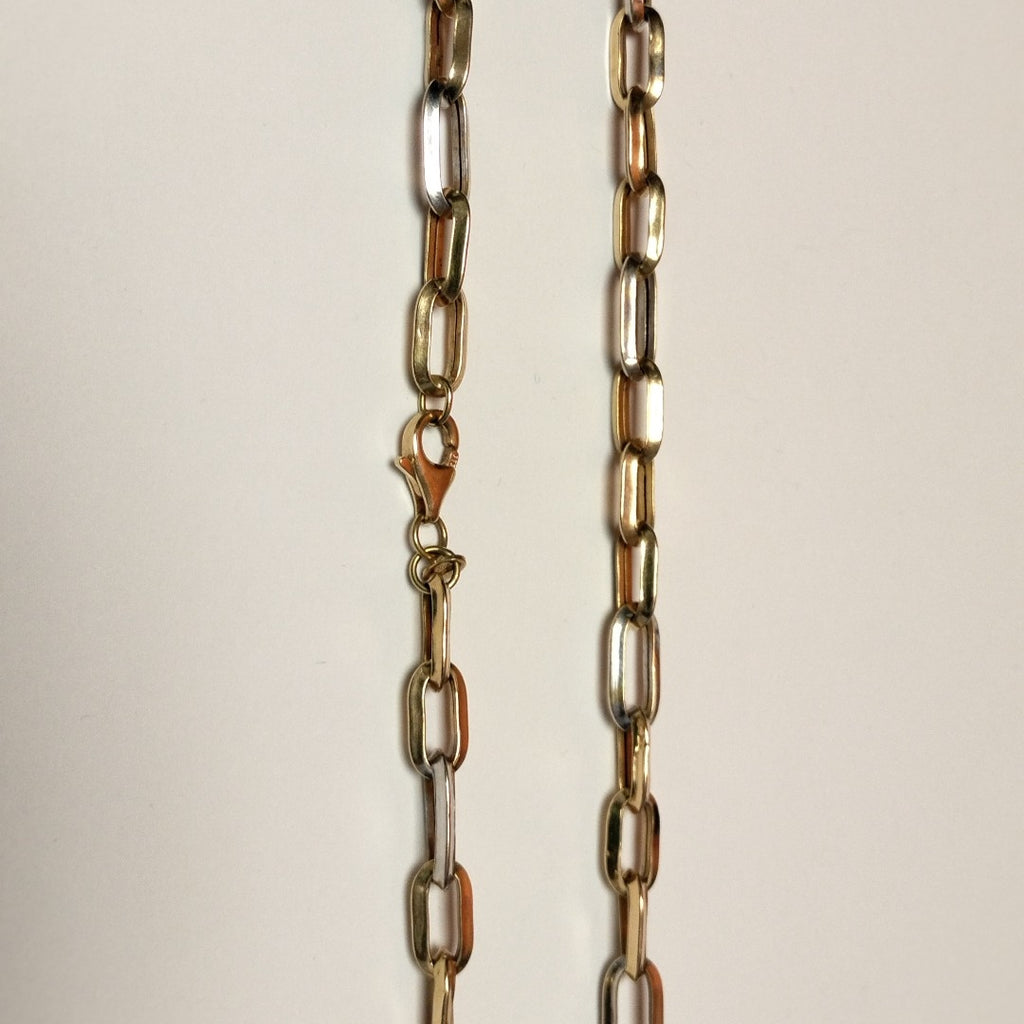 CADENA ORO COMBINADO 14 K 16,90 GRMS (SEMINUEVO)