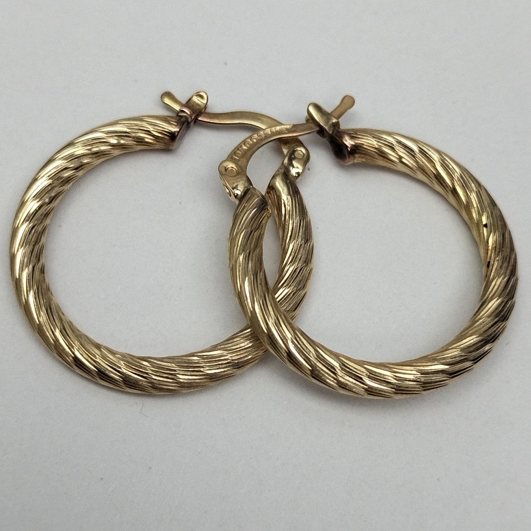 ARRACADAS PAR ORO 10 K 2.9 GRMS (SEMINUEVO)