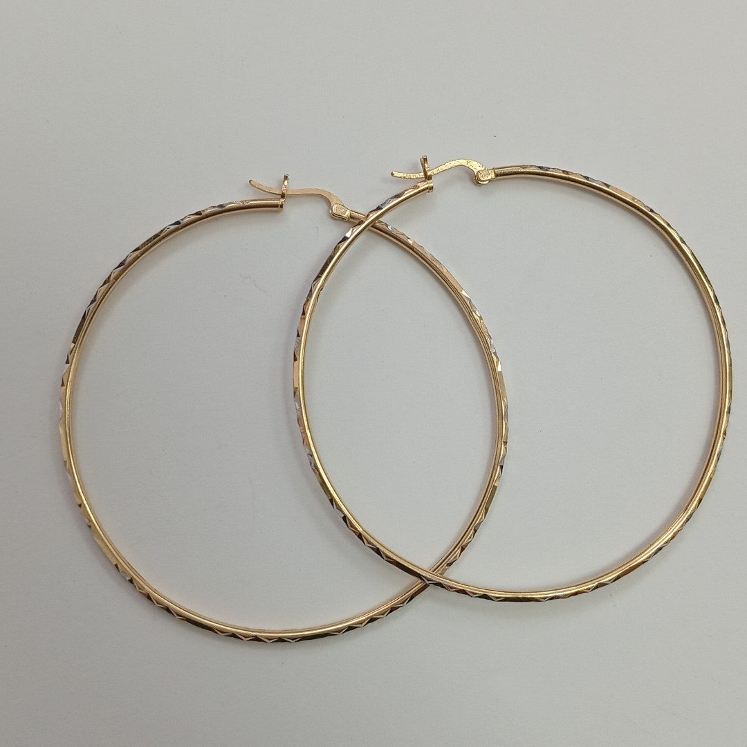 ARRACADAS PAR ORO 14 K 4.3 GRMS (SEMINUEVO)