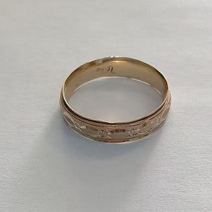 ARGOLLA ORO 14 K 3.4 GRMS (SEMINUEVO)