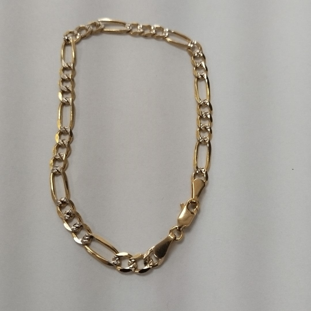 PULSERA 3 X 1 DIAMANTADA 6.6GR 21 CM (NUEVO)