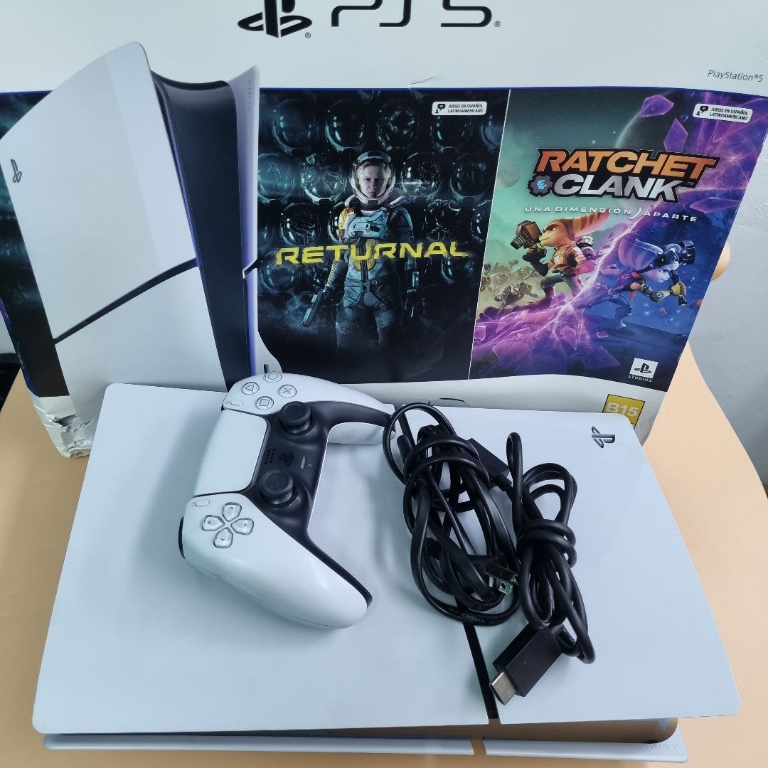 CONSOLA DE VIDEOJUEGO SONY PS5 SLIM 1 TB SSD (SEMINUEVO)