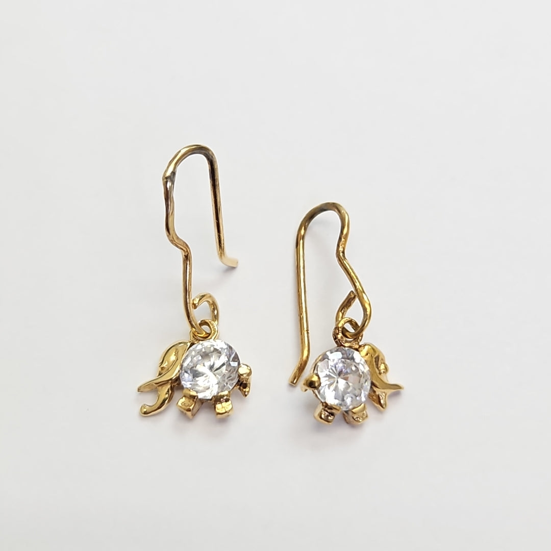 ARETES PAR ORO 10 K 1.6 GRMS (SEMINUEVO)