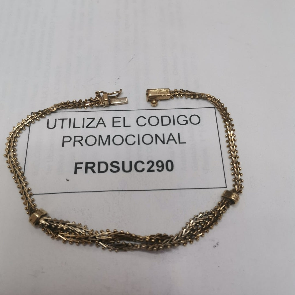 PULSERA ORO 14 K 8,50 GRMS (SEMINUEVO)