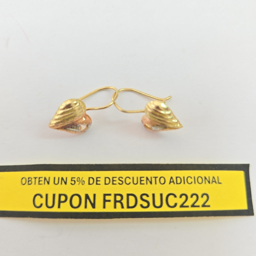 ARETES PAR ORO 10 K 1,50 GRMS (SEMINUEVO)