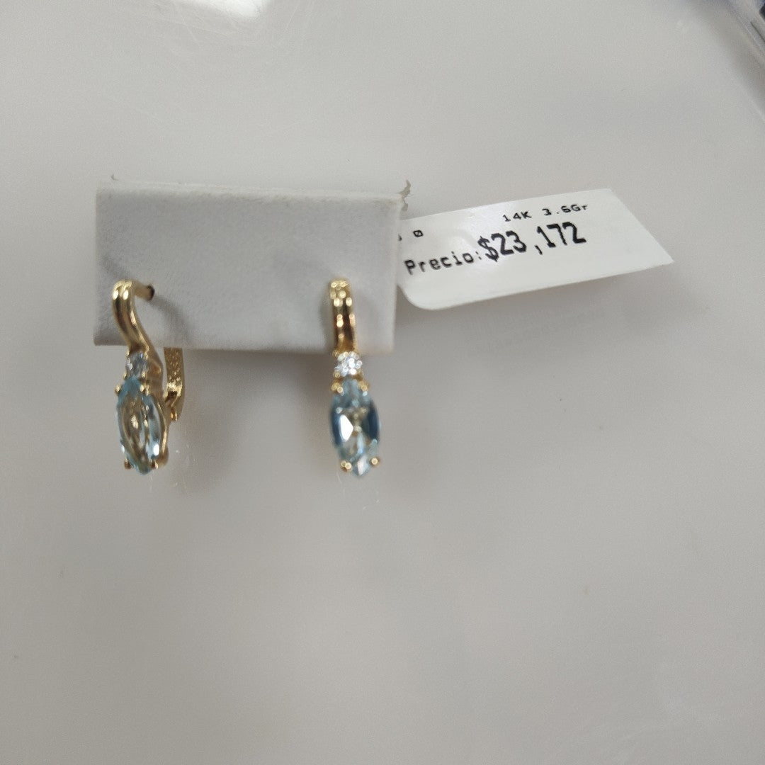 BROQUELES ORO 14K 3.6 (NUEVO)