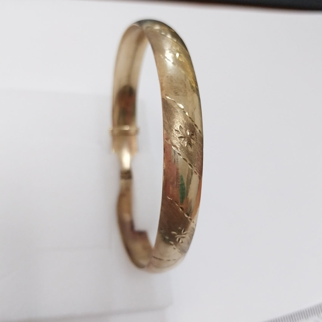 PULSERA RIGIDA ORO 10 K 14,40 GRMS (SEMINUEVO)