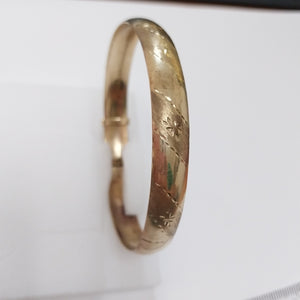 PULSERA RIGIDA ORO 10 K 14,40 GRMS (SEMINUEVO)