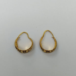 ARRACADAS PAR ORO 18 K 5.2 GRMS (SEMINUEVO)