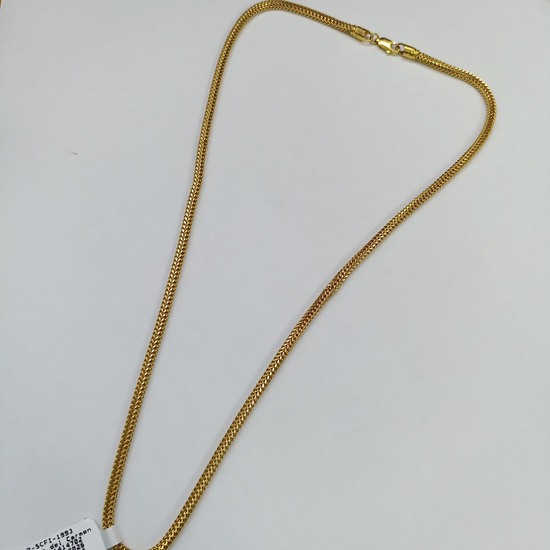 CADENA ORO 21 K 24.8 GRMS (SEMINUEVO)