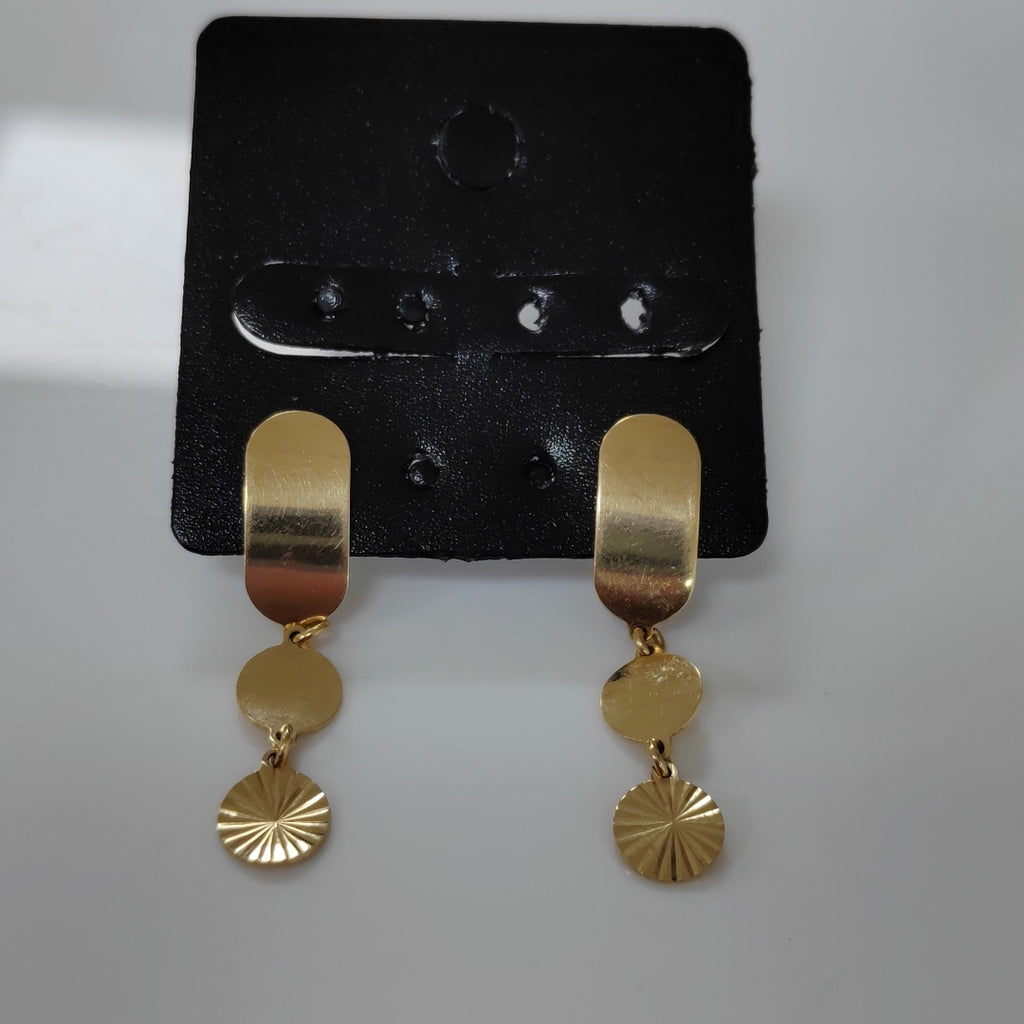 ARETES PAR ORO 14 K 2.8 GRMS (SEMINUEVO)