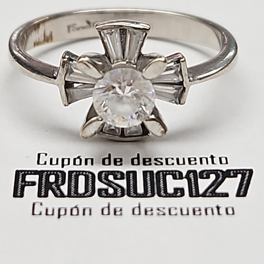 ANILLITO ORO BLANCO 14 K 2.9 GRMS (SEMINUEVO)