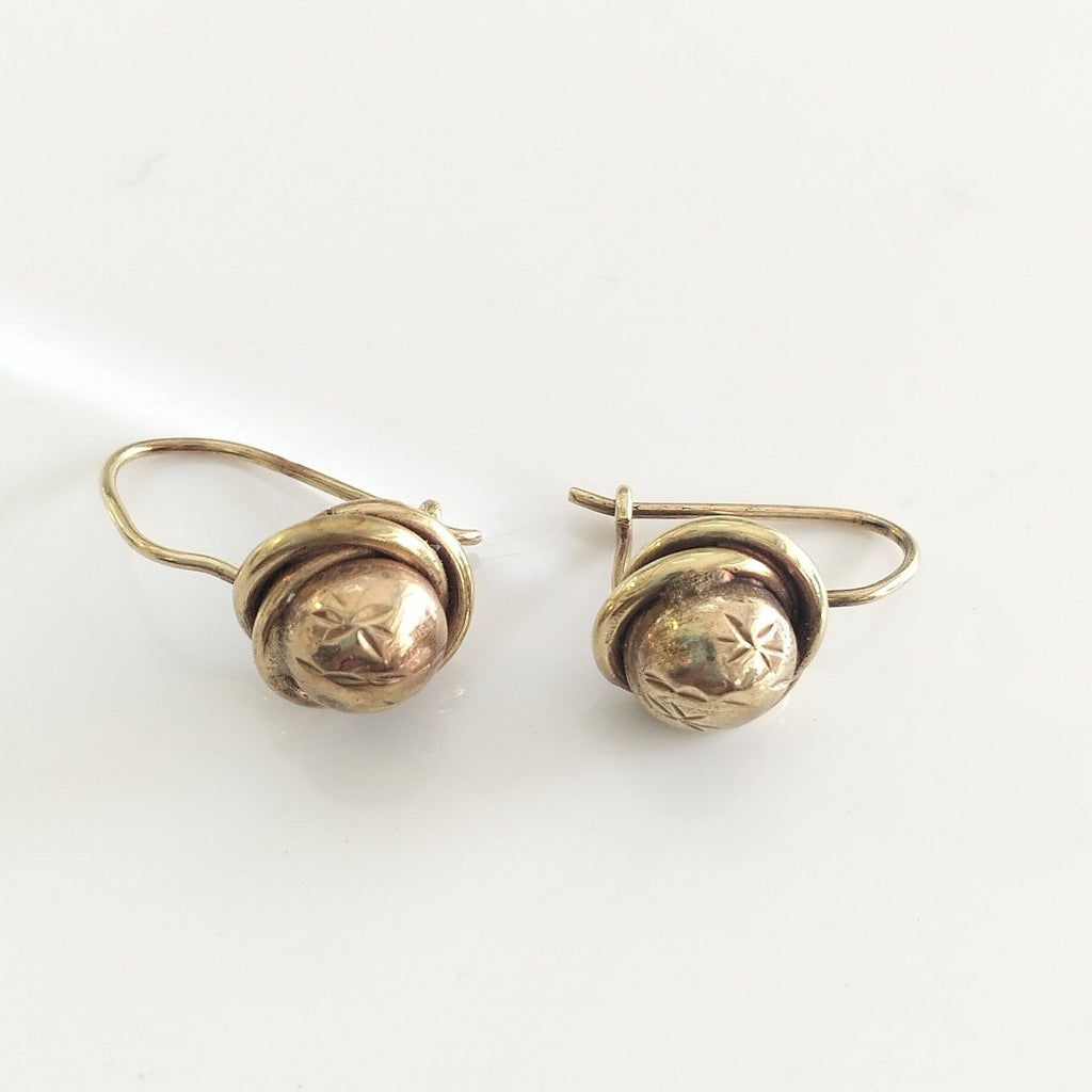 ARETES PAR ORO 10 K 2,50 GRMS (SEMINUEVO)
