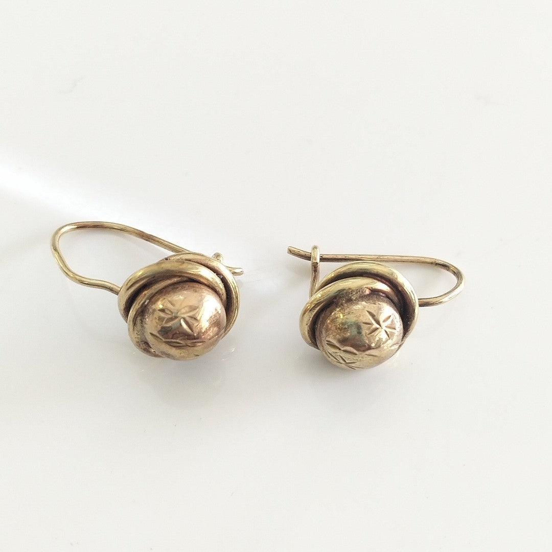 ARETES PAR ORO 10 K 2,50 GRMS (SEMINUEVO)