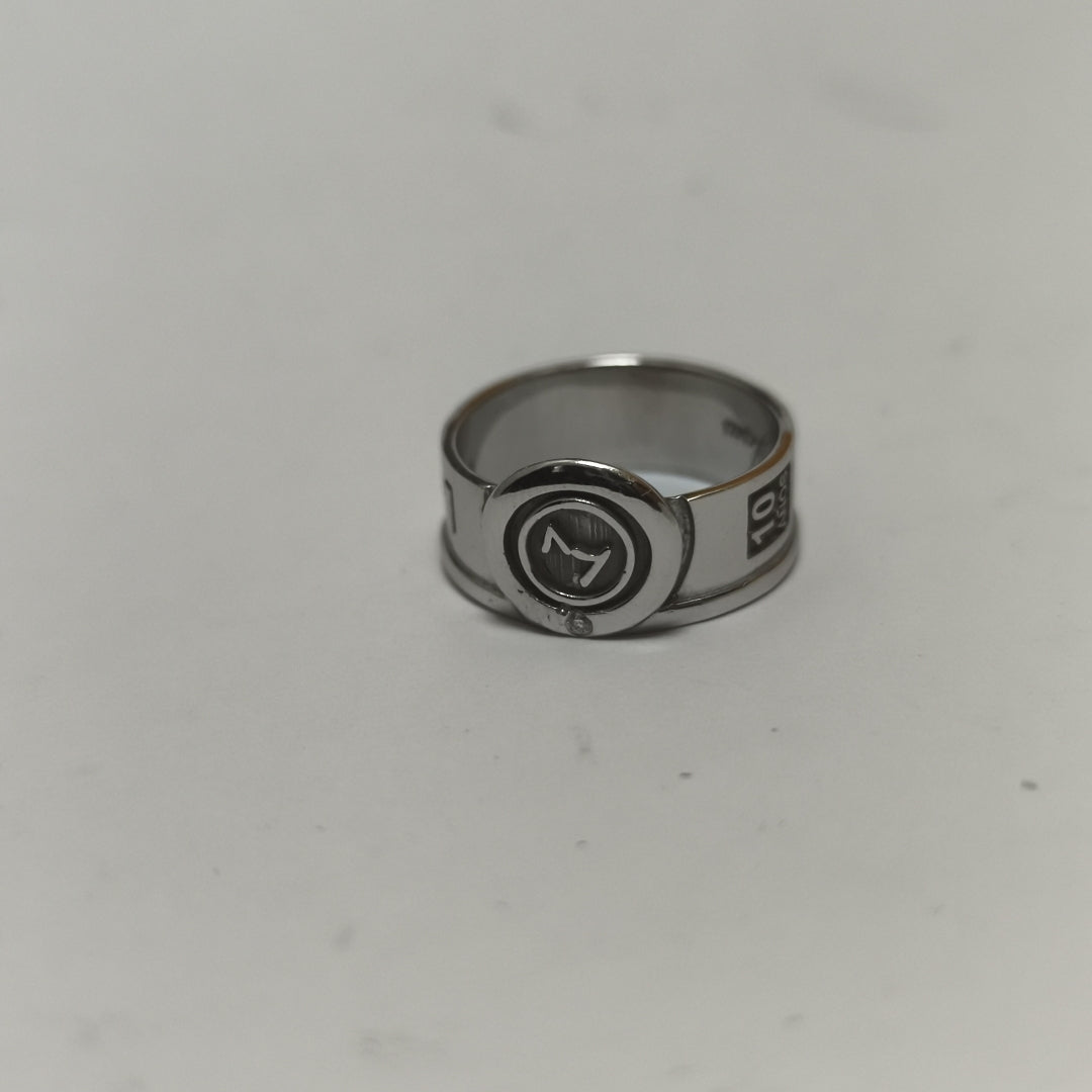 ANILLO ORO BLANCO 14 K 7.3 GRMS (SEMINUEVO)
