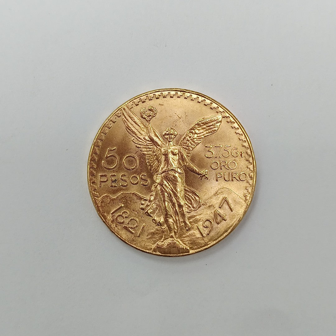 K1 41.6 GRMS 21 K IDENTIFICACIÓN MONEDA NOMINATIVA MONEDAS PESOS 50 PESOS (SEMINUEVO)