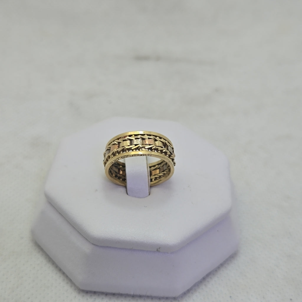 ANILLITO ORO COMBINADO 14 K 4.4 GRMS (SEMINUEVO)
