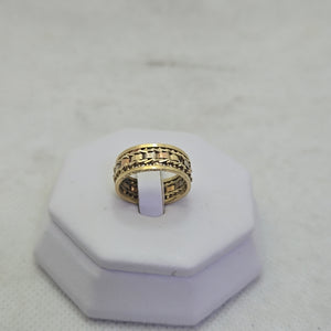 ANILLITO ORO COMBINADO 14 K 4.4 GRMS (SEMINUEVO)