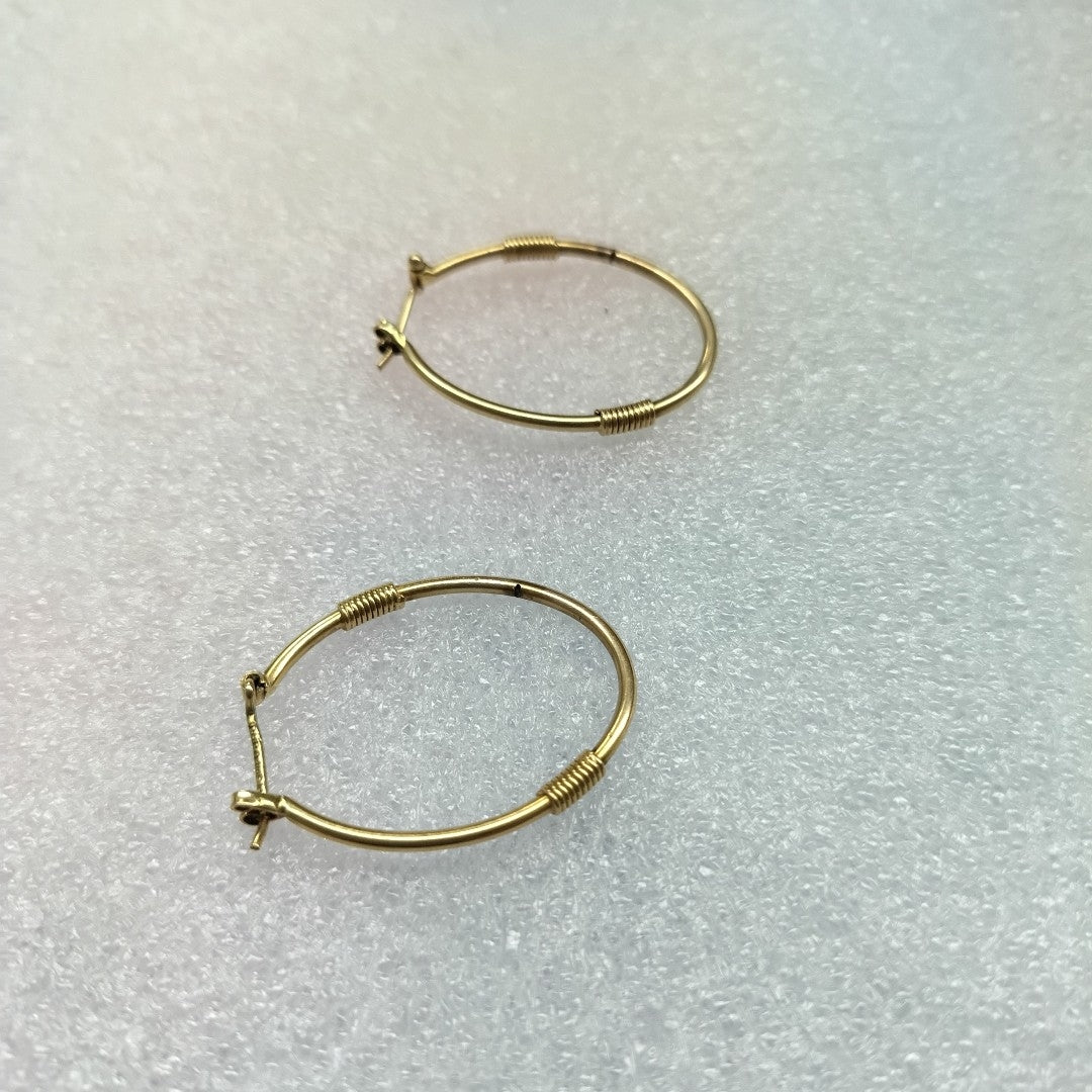 ARRACADAS PAR ORO 14 K 2.9 GRMS (SEMINUEVO)