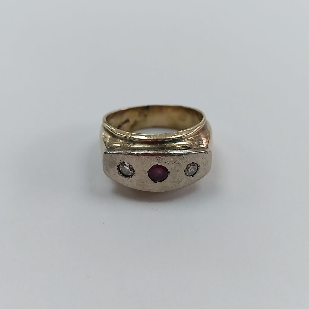ANILLO ORO 10 K 10.6 GRMS (SEMINUEVO)