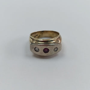 ANILLO ORO 10 K 10.6 GRMS (SEMINUEVO)