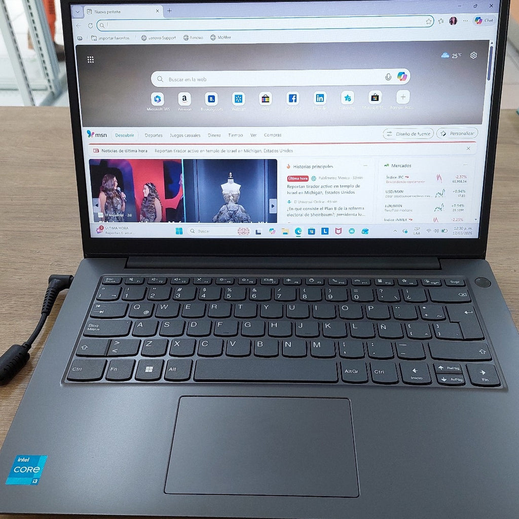 LAPTOP LENOVO V14 G4 IRU (2025) 256 GB SSD 16 GB RAM (SEMINUEVO)