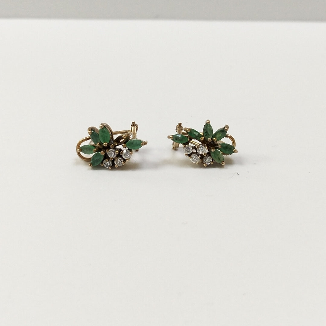 ARETES PAR ORO 10 K 3.5 GRMS (SEMINUEVO)