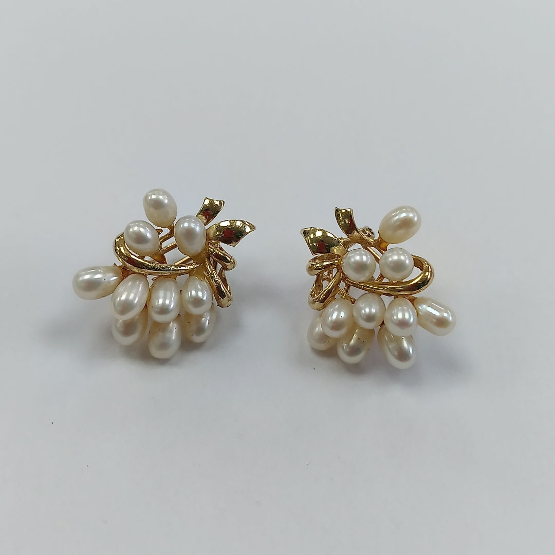 ARETES PAR ORO 14 K 9.1 GRMS (SEMINUEVO)