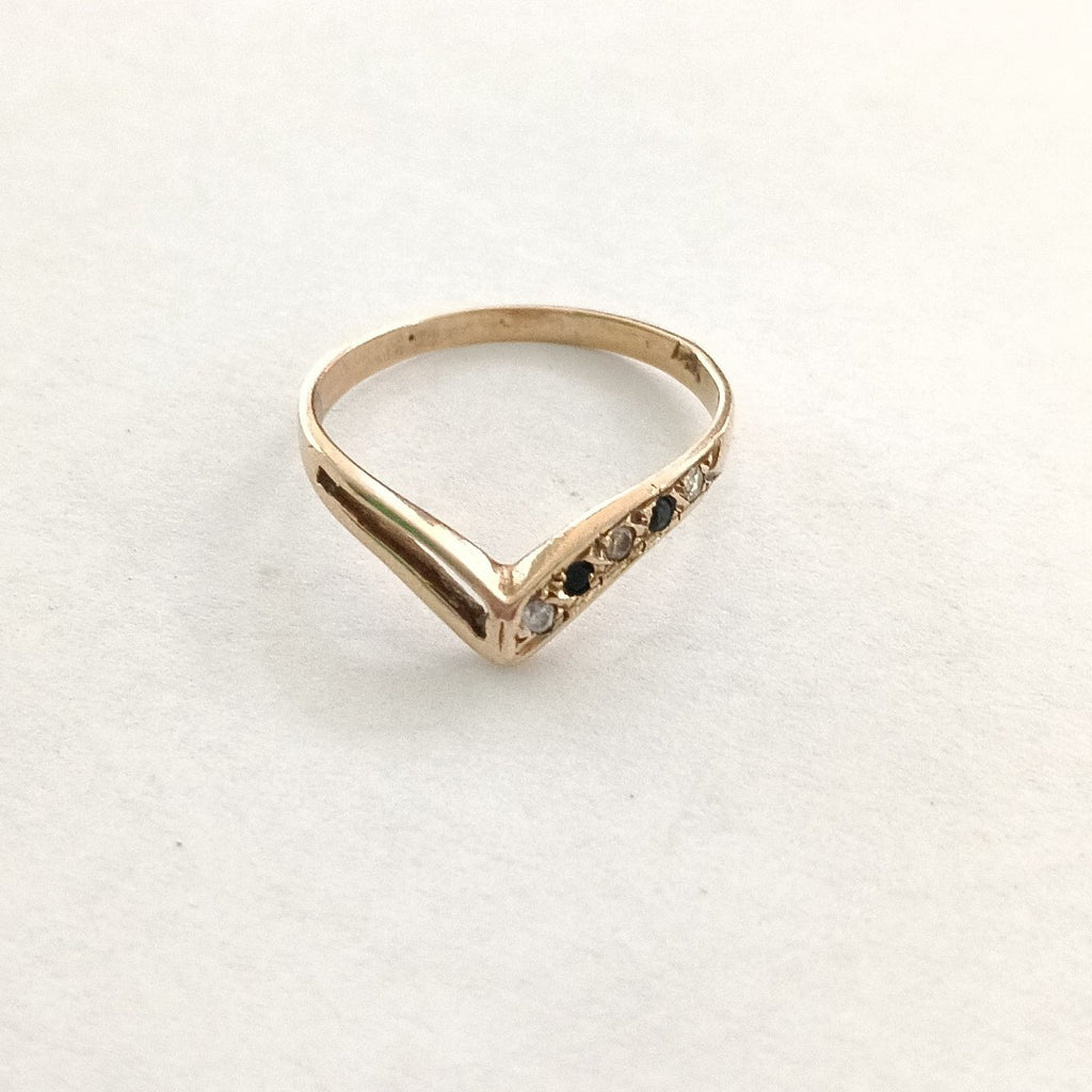 ANILLITO,ARRACADAS PAR ORO 14 K 1,50 GRMS (SEMINUEVO)
