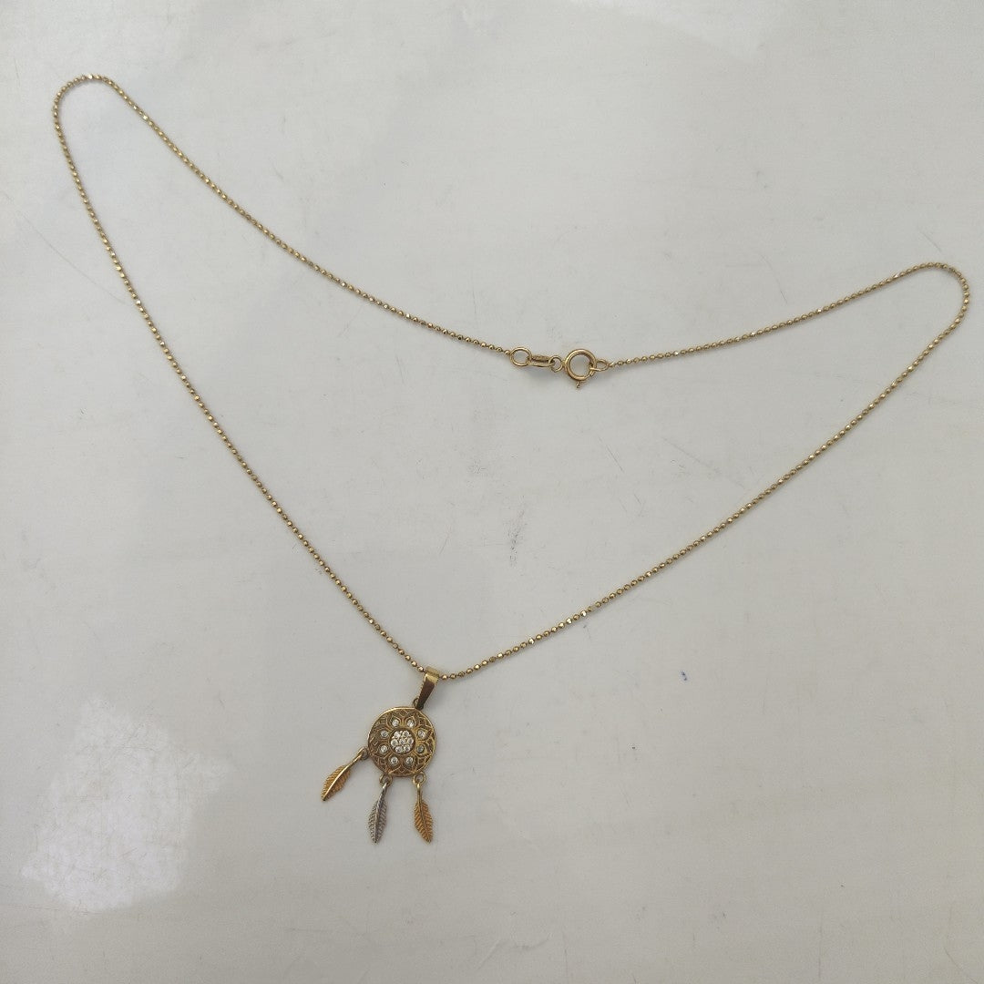 CADENA, DIJE ORO 10 K 2.3 GRMS (SEMINUEVO)
