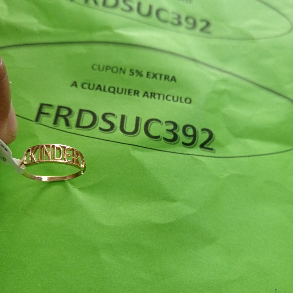 ANILLITO ORO 10 K 0.8 GRMS (SEMINUEVO)