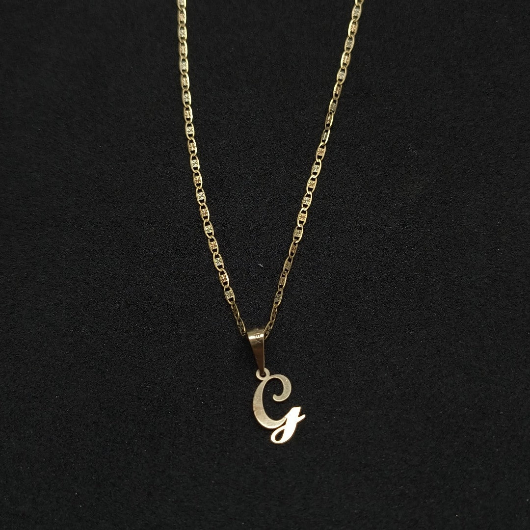 CADENA, DIJE ORO 10 K 2 GRMS (SEMINUEVO)