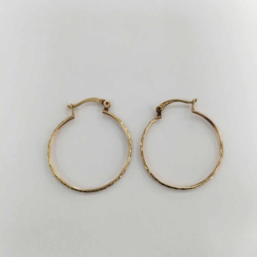 ARRACADAS PAR ORO,ORO COMBINADO 10 K 2,20 GRMS (SEMINUEVO)