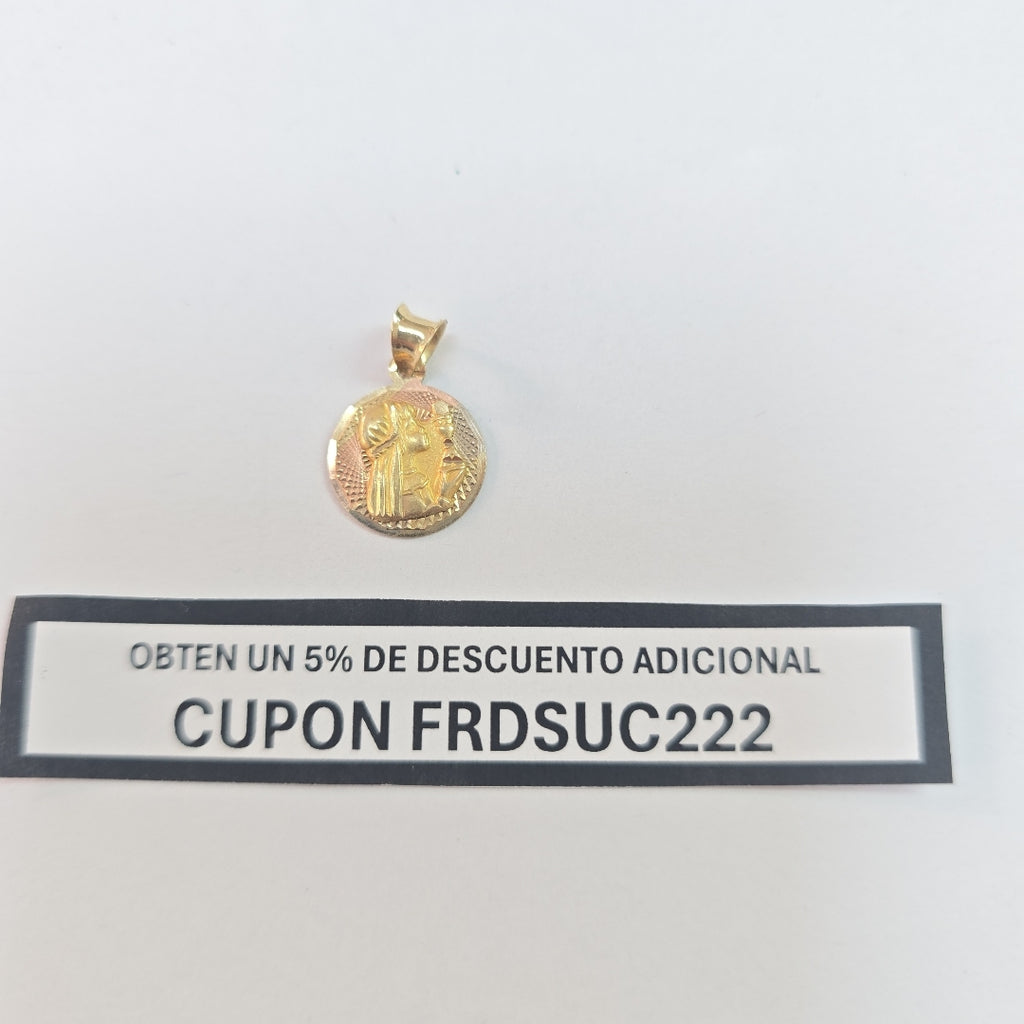 MEDALLA RELIGIOSA ORO 10 K 1,00 GRMS (SEMINUEVO)