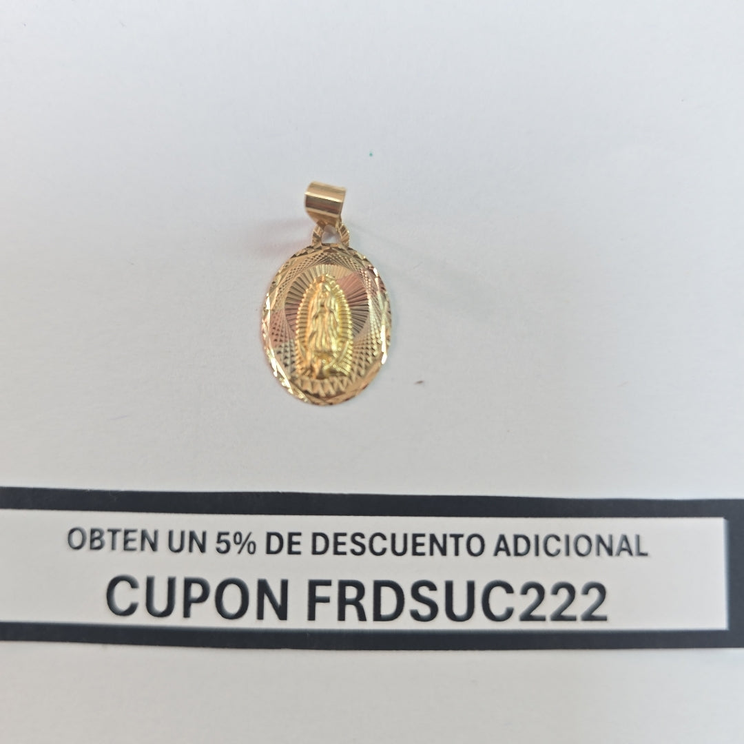 MEDALLA RELIGIOSA ORO 10 K 0,60 GRMS (SEMINUEVO)