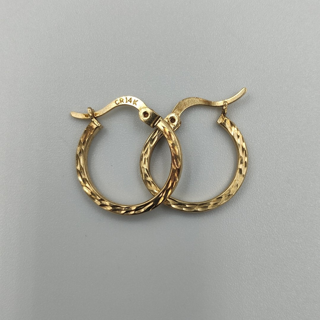 ARRACADAS PAR ORO 14 K 0.8 GRMS (SEMINUEVO)