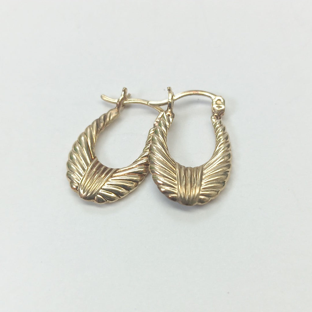 ARRACADAS PAR ORO 10 K 1.3 GRMS (SEMINUEVO)