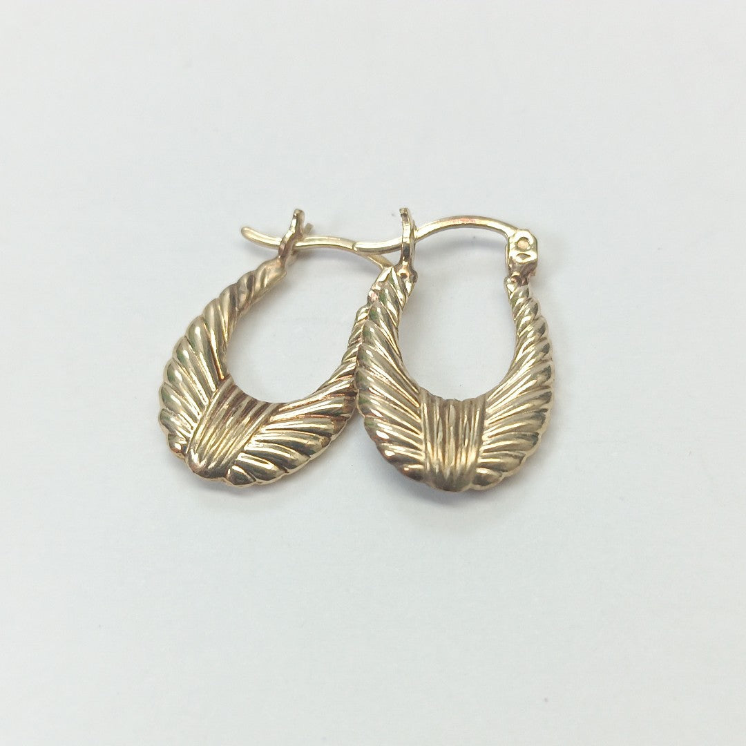 ARRACADAS PAR ORO 10 K 1.3 GRMS (SEMINUEVO)