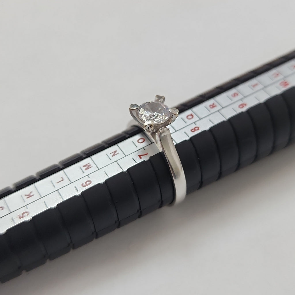 SOLITARIO ORO BLANCO 14 K 2,60 GRMS (SEMINUEVO)