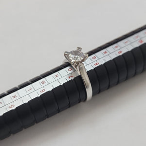 SOLITARIO ORO BLANCO 14 K 2,60 GRMS (SEMINUEVO)