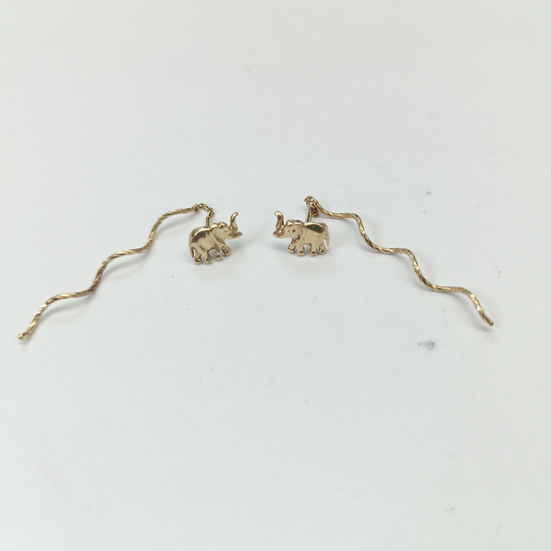 ARETES PAR ORO 14 K 1,50 GRMS (SEMINUEVO)