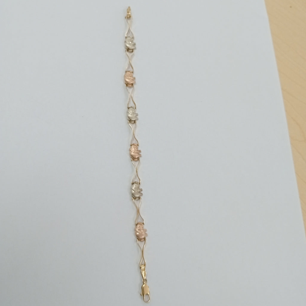 PULSERA ORO 14 K 7.4 GRMS (SEMINUEVO)