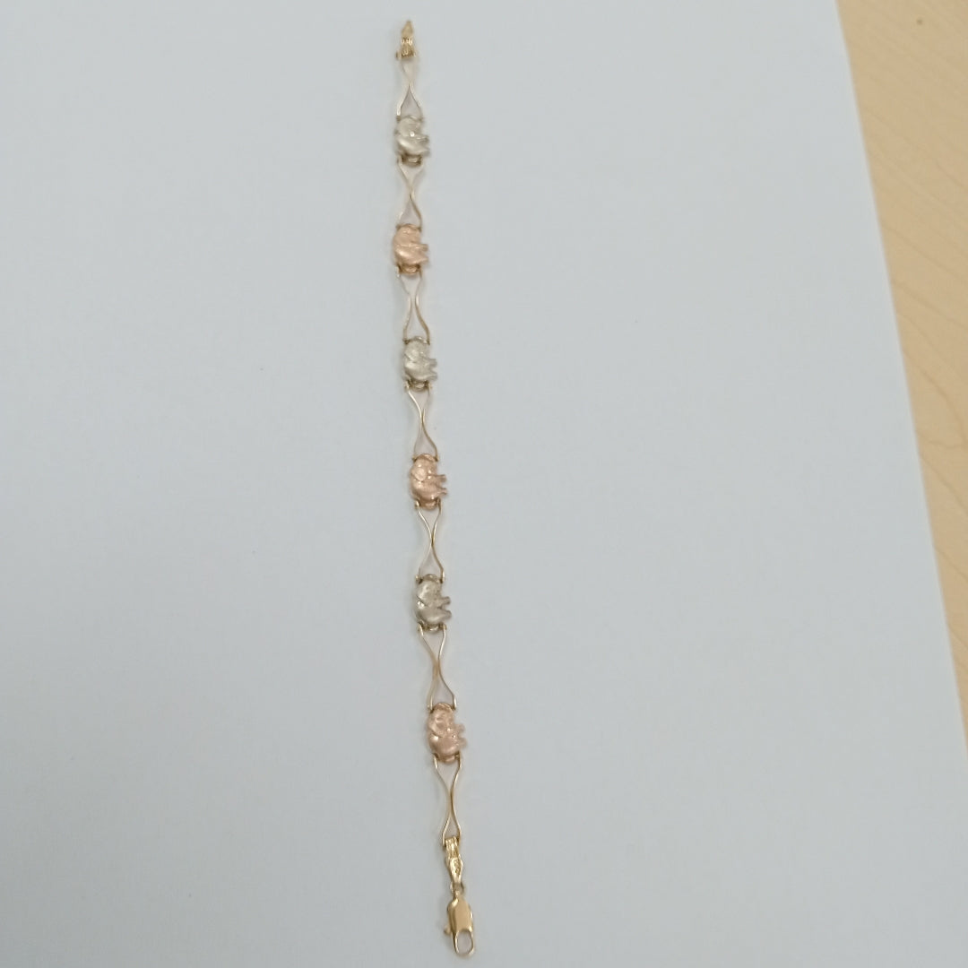 PULSERA ORO 14 K 7.4 GRMS (SEMINUEVO)