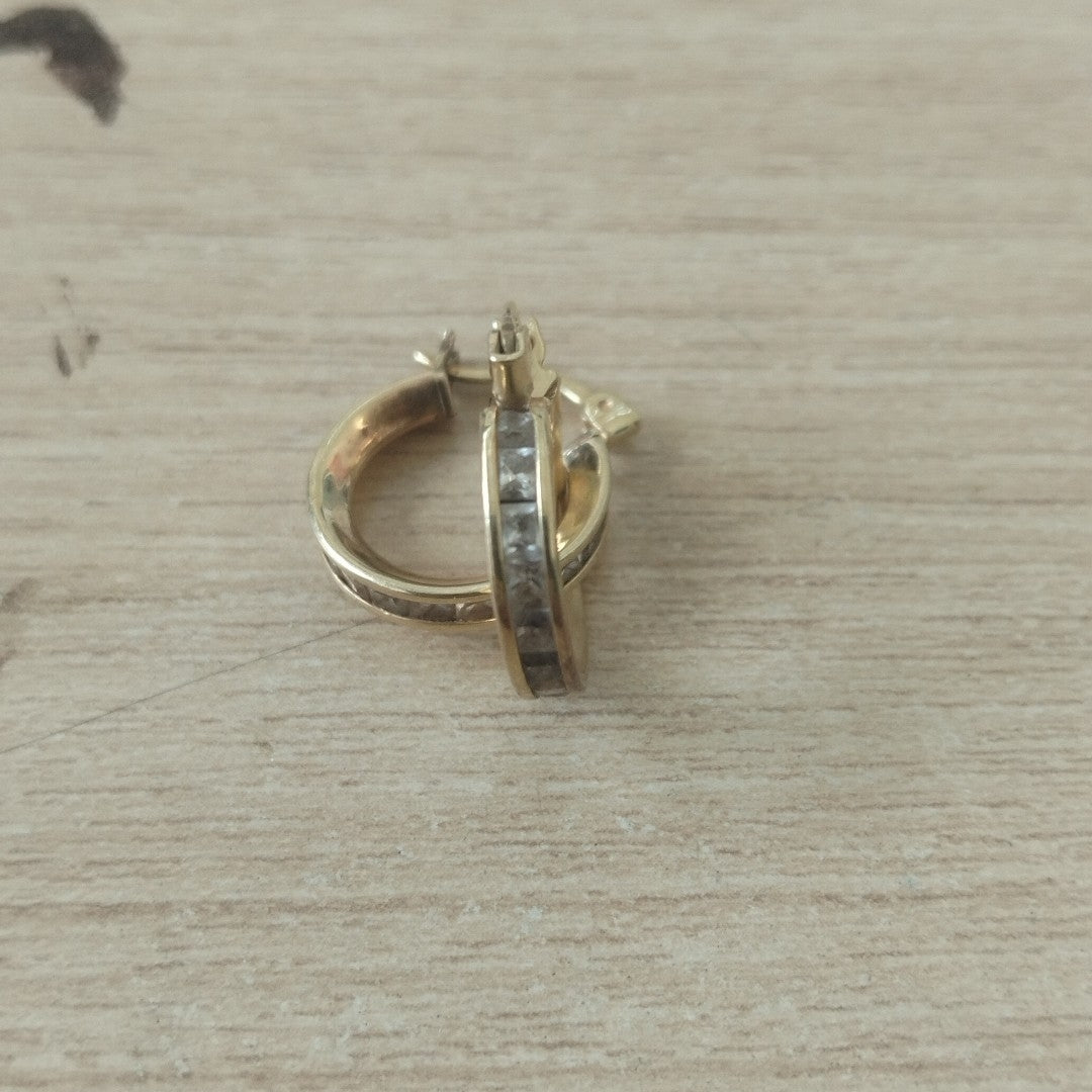 ARRACADAS PAR ORO 10 K 2,20 GRMS (SEMINUEVO)