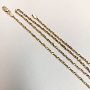 CADENA ORO 14 K 2,20 GRMS (SEMINUEVO)