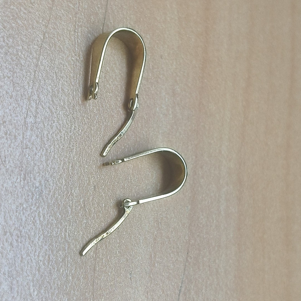ARETES PAR ORO 14 K 1.1 GRMS (SEMINUEVO)