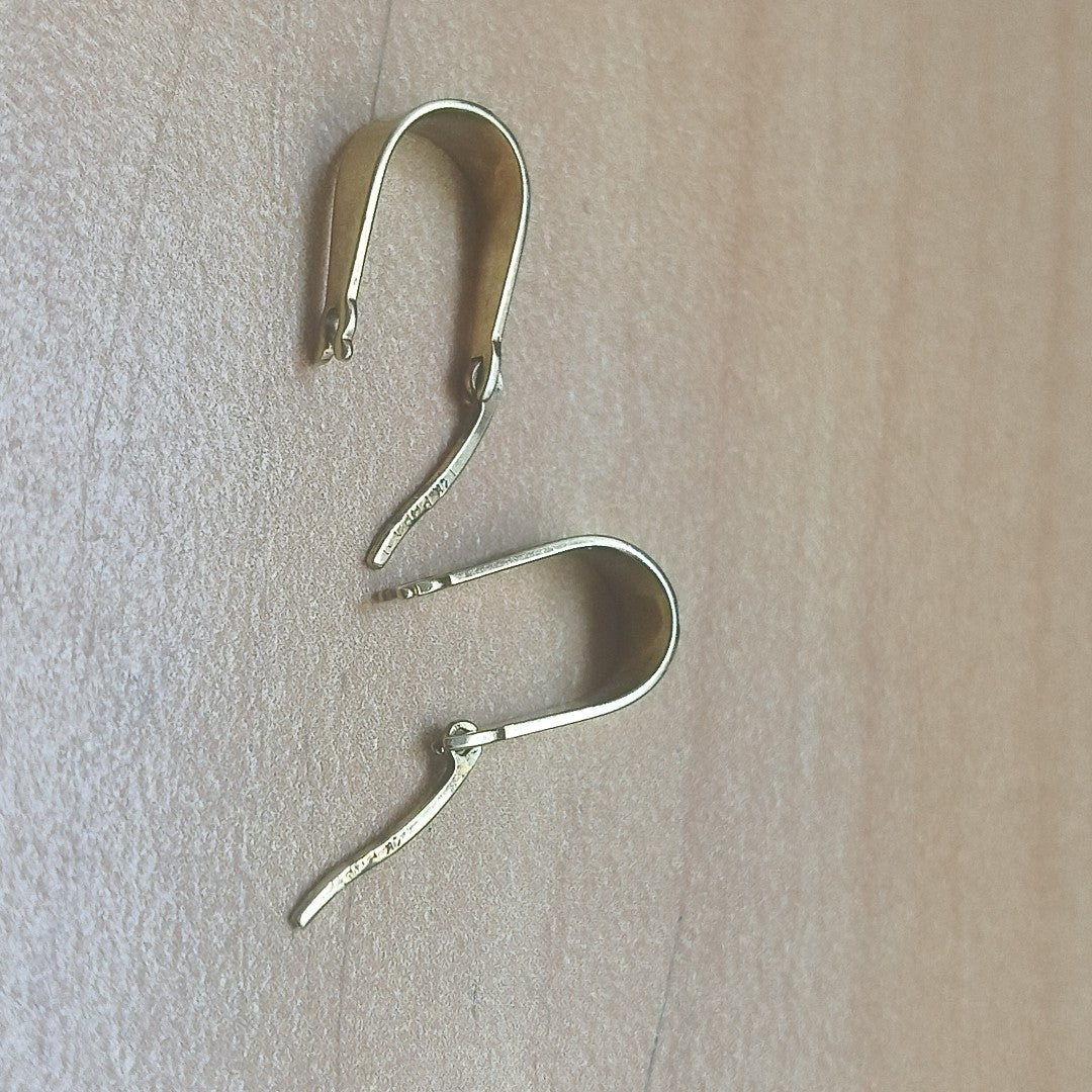 ARETES PAR ORO 14 K 1.1 GRMS (SEMINUEVO)