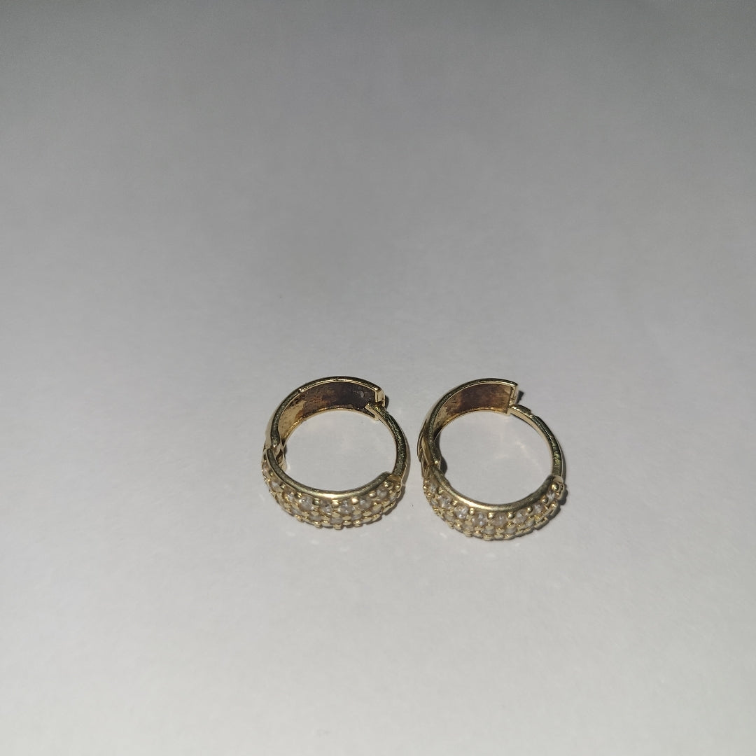 ARRACADAS PAR ORO 14 K 2.6 GRMS (SEMINUEVO)