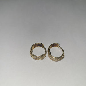 ARRACADAS PAR ORO 14 K 2.6 GRMS (SEMINUEVO)