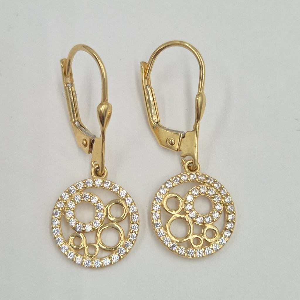 BROQUELES ORO 14K 2.7 (NUEVO)